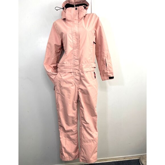 Winter Ski Snowsuit Waterproof  Windproof Outdoor Pink Suit Women Size Small - Picture 6 of 12
